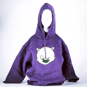 Noir-Pou-Cat-Purple-Hoodie