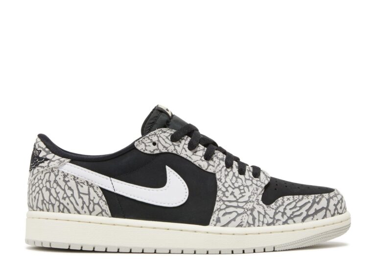 Air Jordan 1 Retro Low OG 'Black Cement'