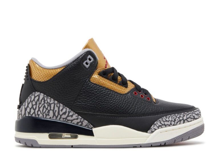 Nike Air Jordan 3 Black Gold