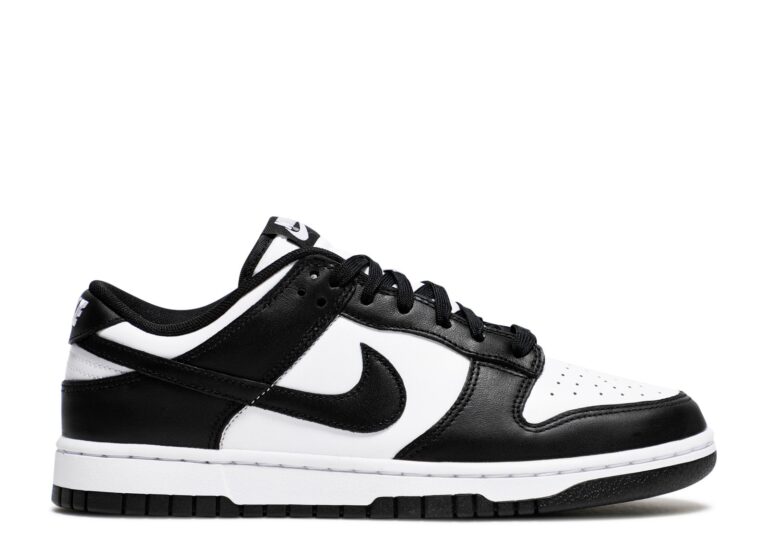 Nike-Dunk Low 'Black White'